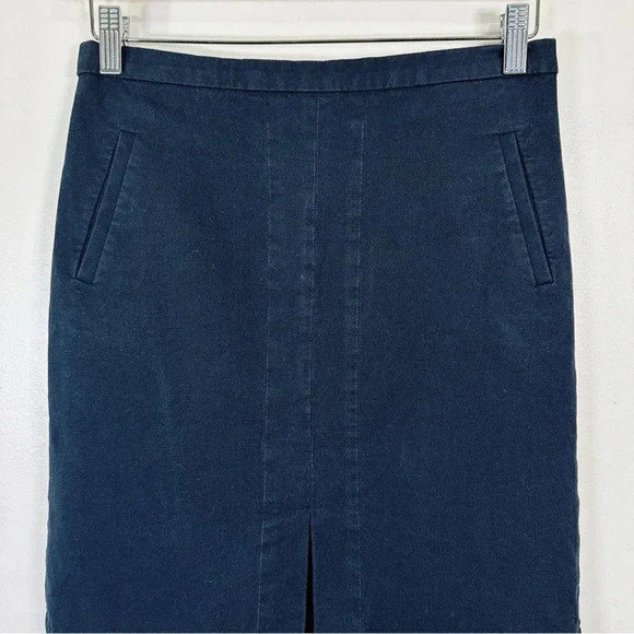 J,CREW Navy Pocket  Front Navy Skirt - Picture 2 of 11